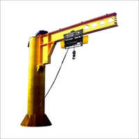 Industrial Jib Cranes - Customized Size, Yellow Color | Durable, Robust, High Efficiency, Max. Lifting Load Upto 40, Max. Lifting Height 40-60, Crane Traveling Speed 5-10