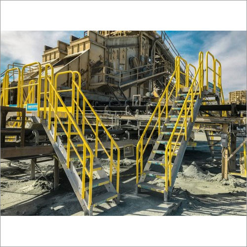 FRP Ladder Crossover Platforms