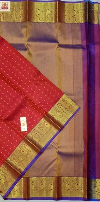 pure kanjivaram bridal silk saree