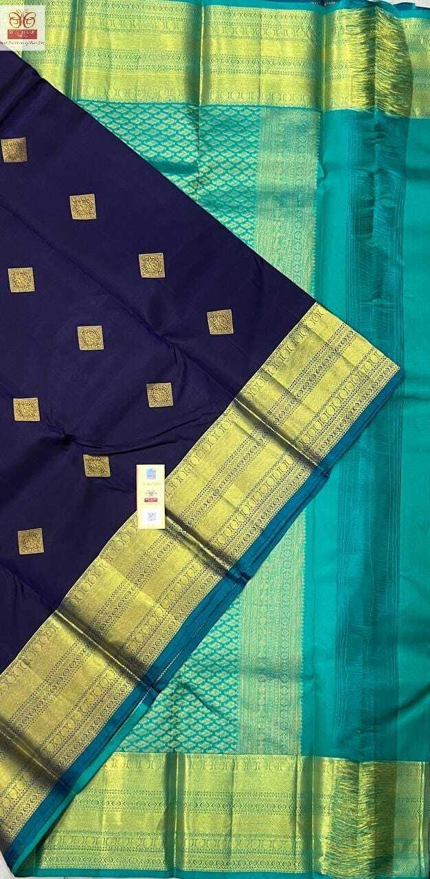 Pure Kanjivaram bridal wear gold jarie saree