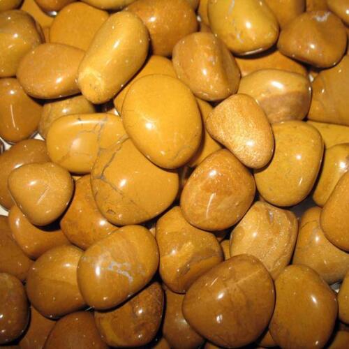 High machine polished yellow natural agate pebble stone for garden decoration terrazzo flooring fountain used stone