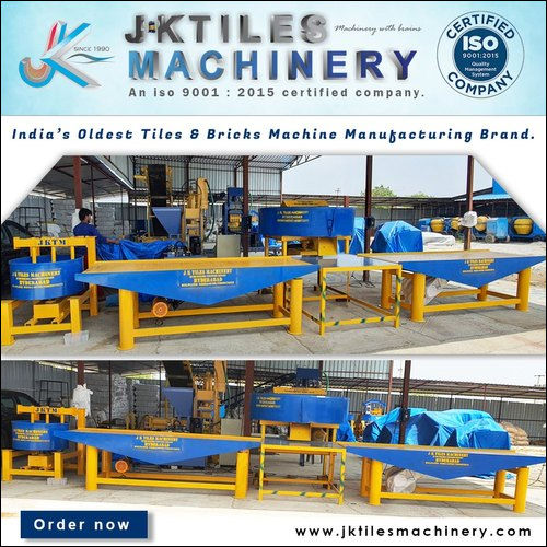 Vibrating Table Machine For Interlocking Tiles