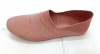 Ladies knitted belly shoe upper