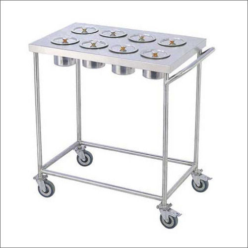 Stainless Steel Food Serving Trolley