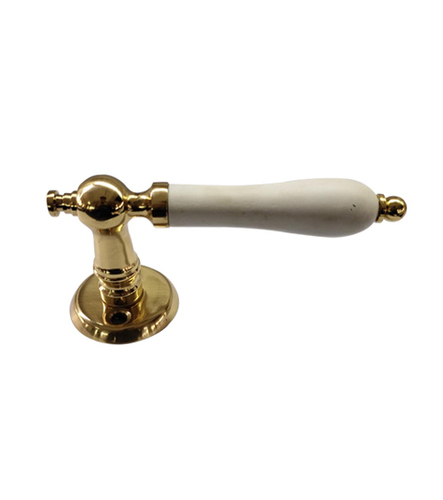 Brass Door Handle-Polished Brass Weight: 0.560  Kilograms (Kg)
