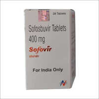 Sofosbuvir Tablets - 400mg, Anti-viral Medication For Hepatitis C Treatment, 28 Tablets Per Plastic Container, Store In Cool & Dry Place