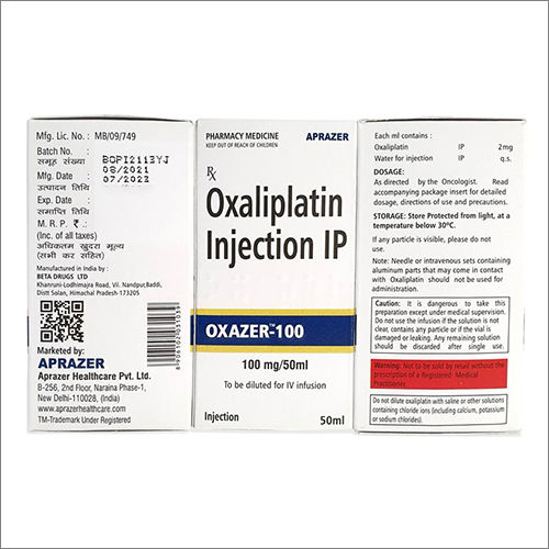 Liquid 50ml Oxaliplatin Injection Ip