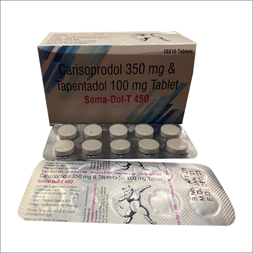 350mg Carisoprodol And 100mg Tapentadol Tablets