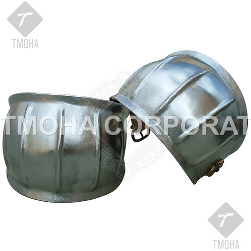 Pair of fluted elbow or knee cops OA0051