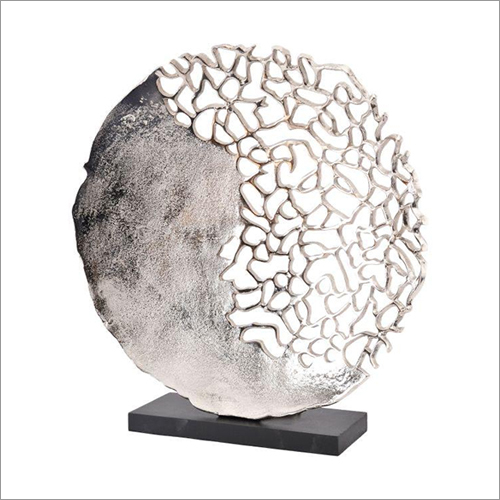 Silver Corallo Aluminum Sculpture