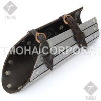 Bracer Reginar from steel and leather OA0063