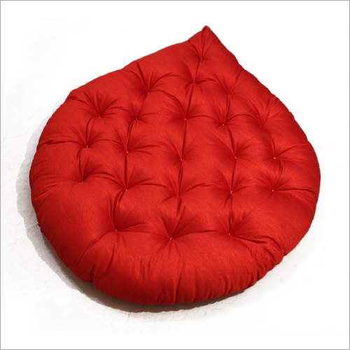 100% Cotton Nylon Round Red Cushion