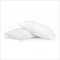 Polyester Pillow - Polyester Fibre, 16 X 24 Inches, White Color, Plain Design, Rectangular Shape | Super Comfortable And Long Lasting