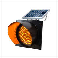 Black Solar Wireless Traffic Lights