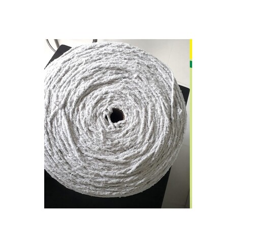Cotton Yarn - 50m Length 10cm Diameter White Regular Twist | Soft Absorbent Durable Eco-Friendly