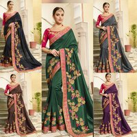 Exlclusive Designer Party Wear Embrodery Women saree
