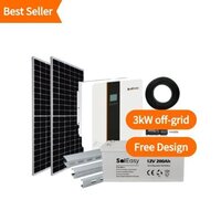 3KW Off Grid Solar Panel System With Batteries