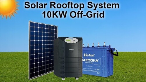 10KW Off Grid Solar Panel System With Batteries