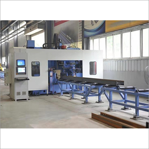 BHD1250C High Speed CNC H Beam Drilling Machine Line For Steel Structure Fabrication