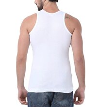 Mens White Vest RN pack of 10