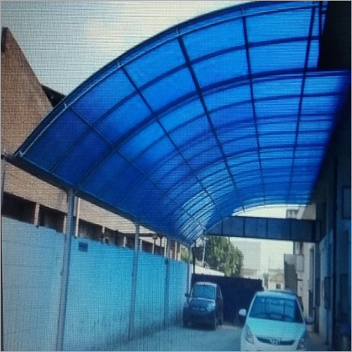 Blue Parking Shed