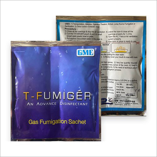 T-Fumiger Gas Fumigation Sachet Clo2 Fumigation