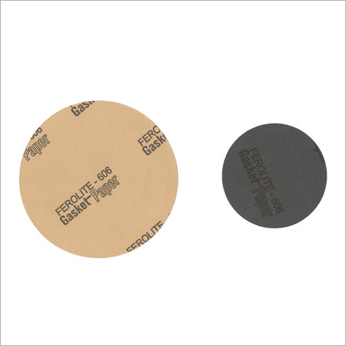 Peach And Black Paper Gasket