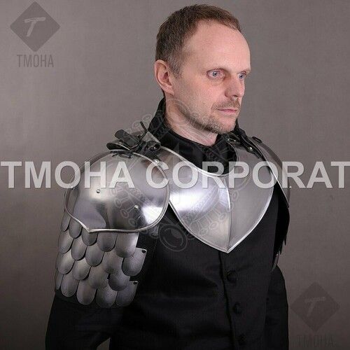 Iron Medieval Shoulder Armor Pauldron Set Mp0071