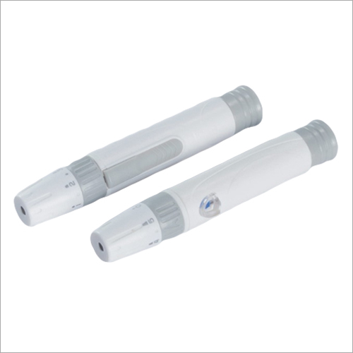 Lancing Device - Plastic Material , User-Friendly Pen Design with Button for Easy Usage and Detailed Instructions for Sugar Tests