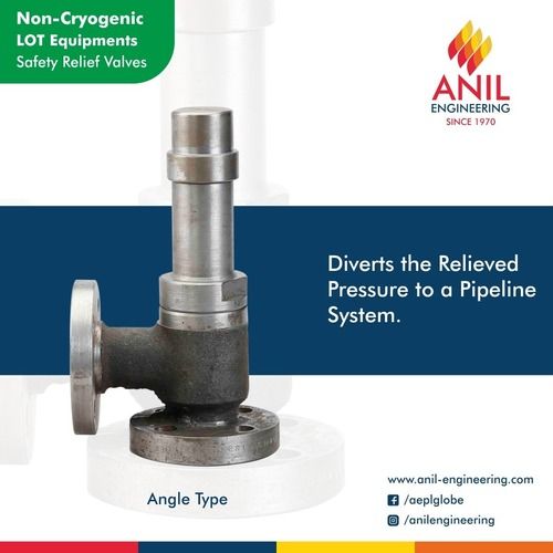 Angle Type Safety Relief Valves Size: Different Available