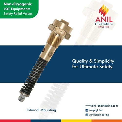 Internal Mounting Safety Relief Valves