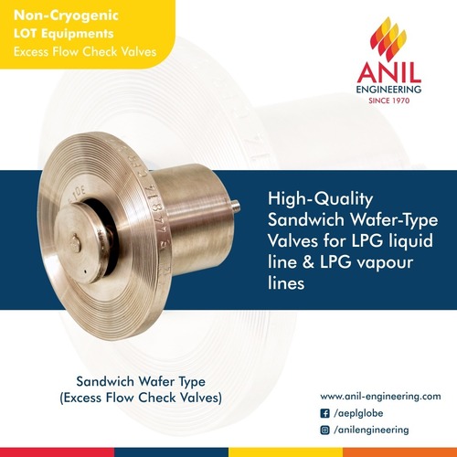 Sandwich Wafer Excess Flow Check Valves