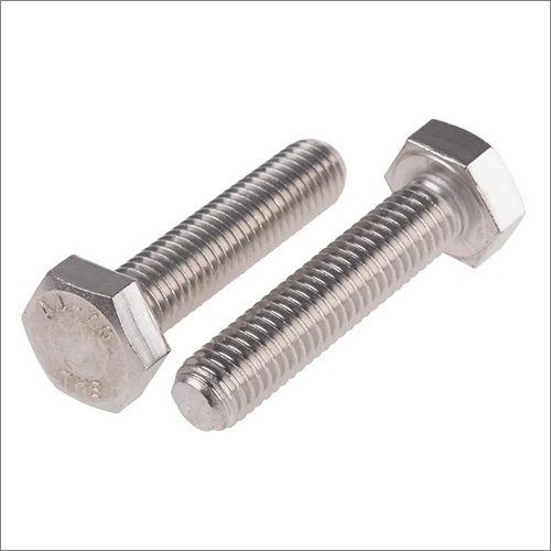 Stainless Steel Hex Bolt - Corrosion Resistant, Various Sizes Available | Tempered Heat Treatment, Polished Surface Finish, Ideal for Industrial Usage