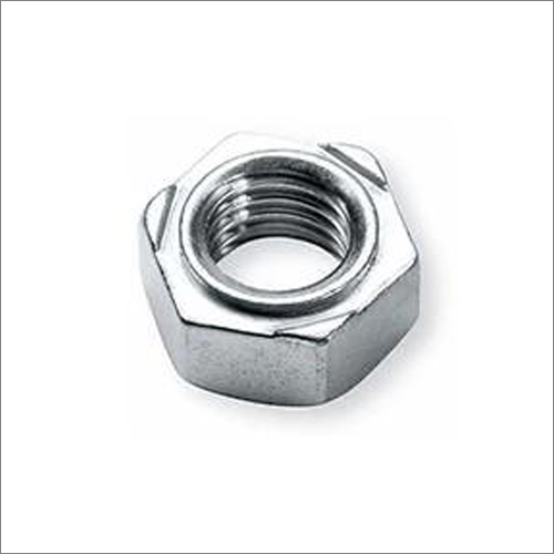 Steel Hex Weld Nut - Mild Steel, Hardness 70 HRC, Shape Hexagonal | Rust Resistant, Tensile Strength 350 MPa, Polished Finish, Industrial Use