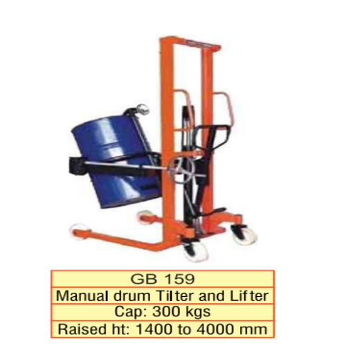 Easy To Operate Manual Drum Tilter And Lifter