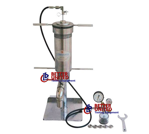 High quality HPHT Lost Circulation Material Evaluation Receiver Used for plugging material test