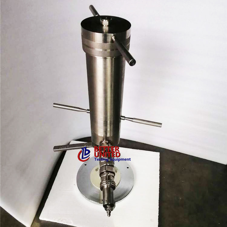 High quality HPHT Lost Circulation Material Evaluation Receiver Used for plugging material test