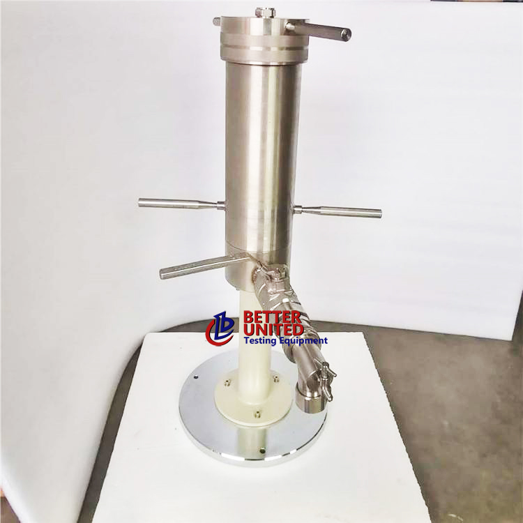 High quality HPHT Lost Circulation Material Evaluation Receiver Used for plugging material test