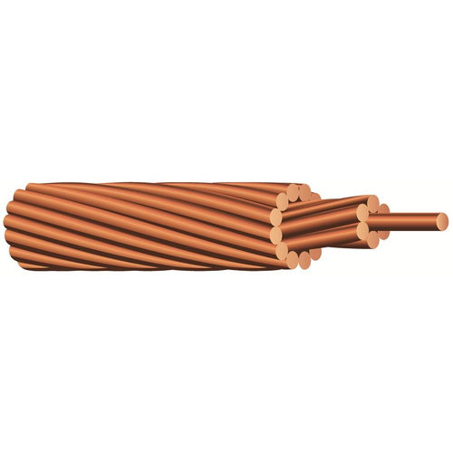 Bare stranded Copper conductor