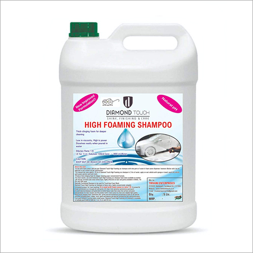 High Foaming Shampoo 5KG - Non-Tear Surfactant Formula | High Foam Cleaning for Paintwork, Wheels, Tires, and Rims Without Scratching