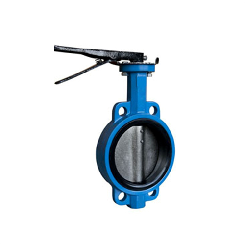 CI Body Lever Operated Flanged End Butterfly Valve