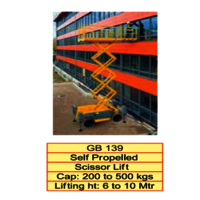 Self Propelled Scissor Lift - Application: Industrial