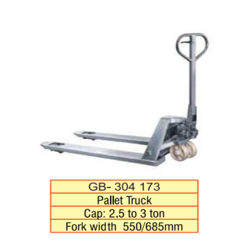 Pharm Pallet Truck - Attributes: Strong