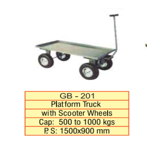 Platform Truck With Scooter Wheels Application: Industrial