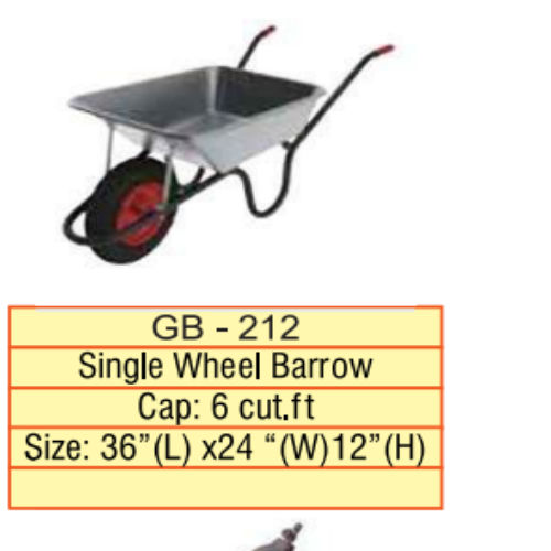 Single Wheel Barrow