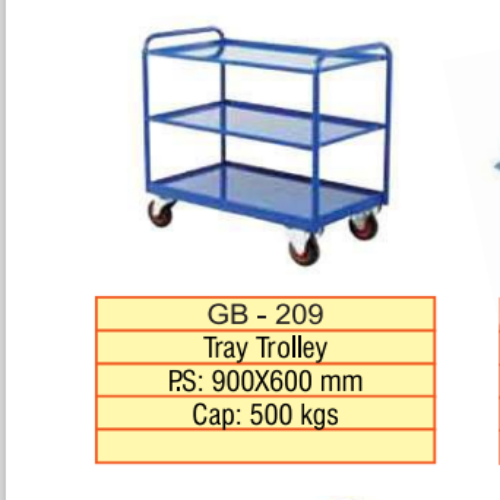 Tray Trolley - Application: Industrial