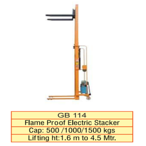 Flame Proof Electric Stacker