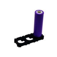 18650 Triple Lithium battery spacer hard plastic holders for DIY
