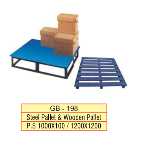 Steel Pallet And Wooden pallet