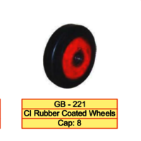 Ci Rubber Coated Wheels - Application: Industrial